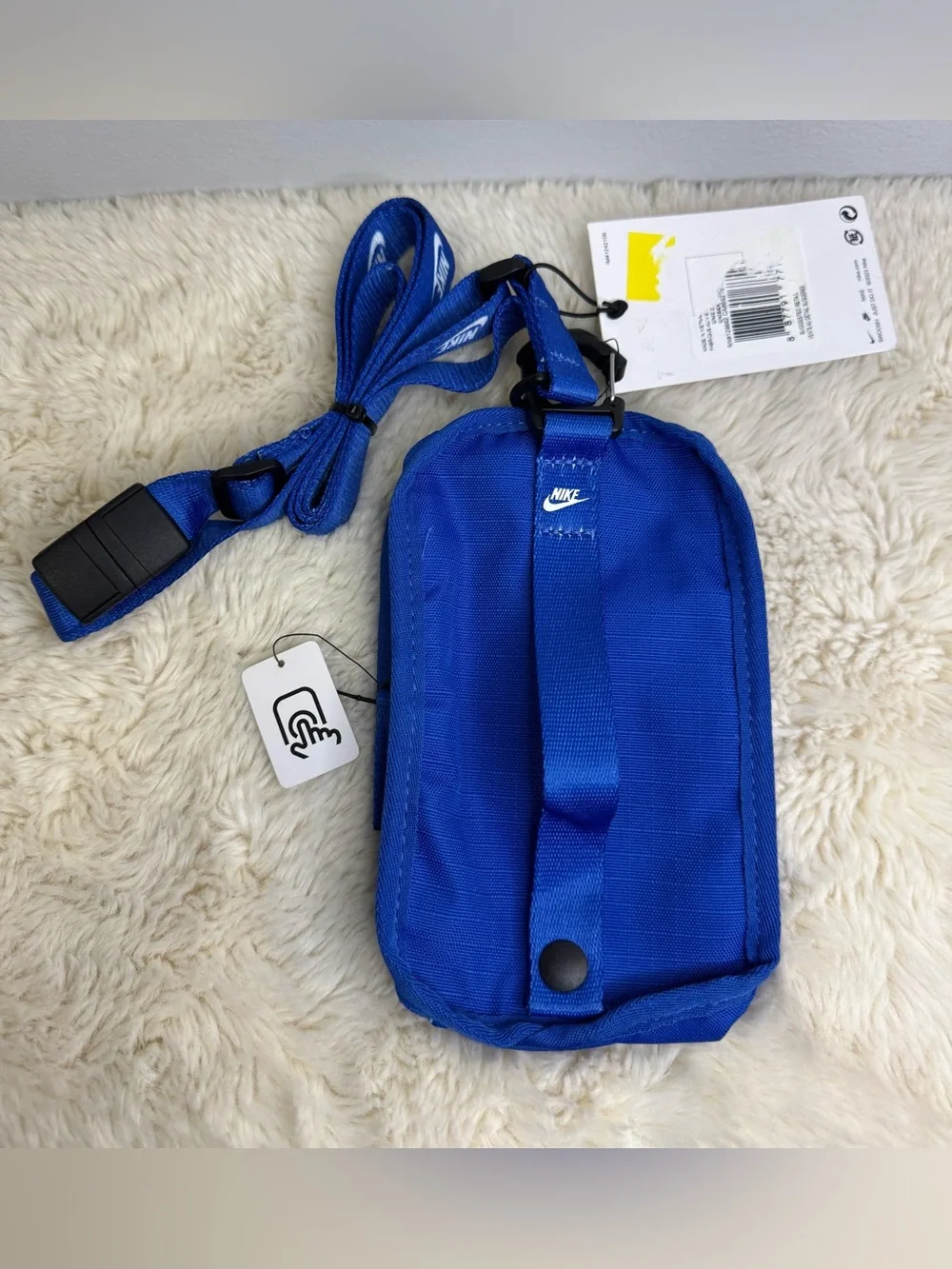 Nike Black Clear Front Phone Crossbody